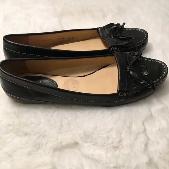 Colehaan Shoes Loafers Size 8AA Black - Picture 1 of 9